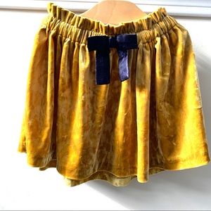 Genuine Kids mustard velvet dress